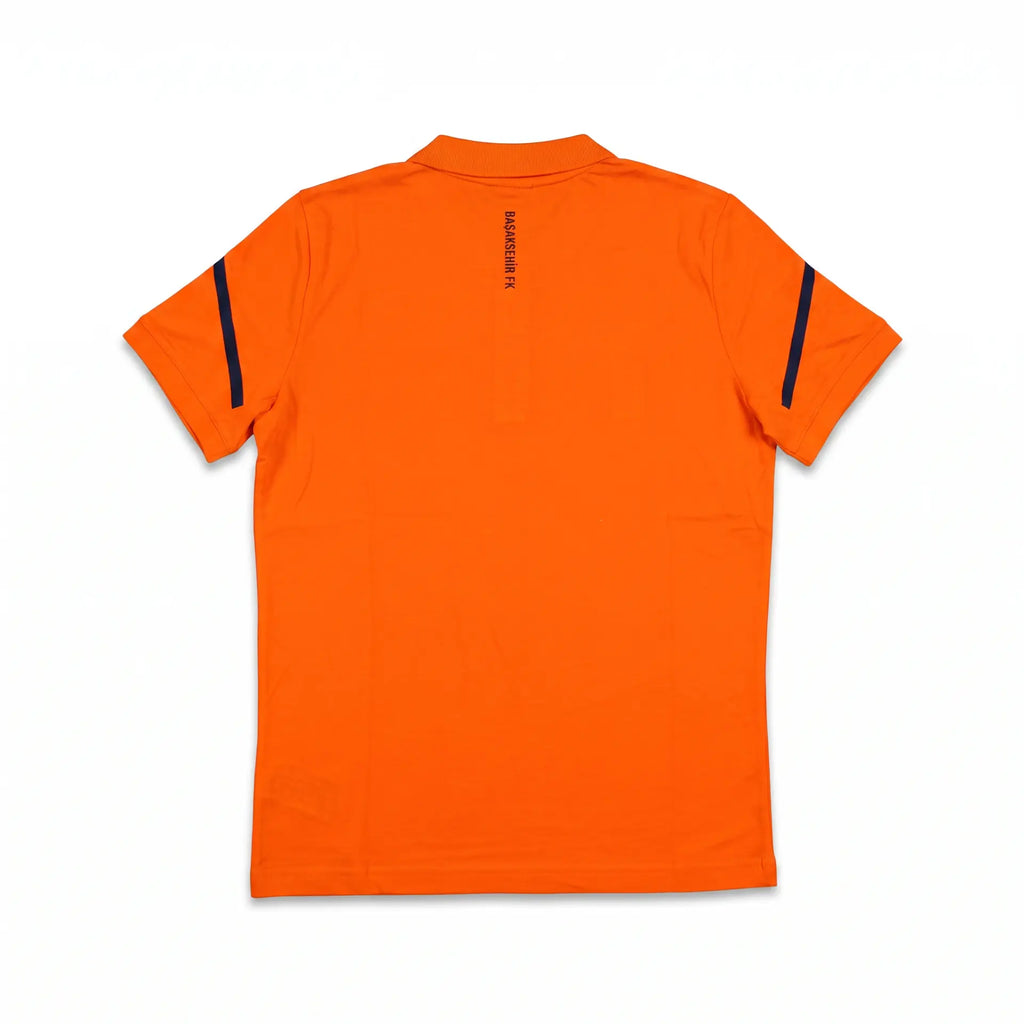 Istanbul Basaksehir Orange Travel Polo Shirt back