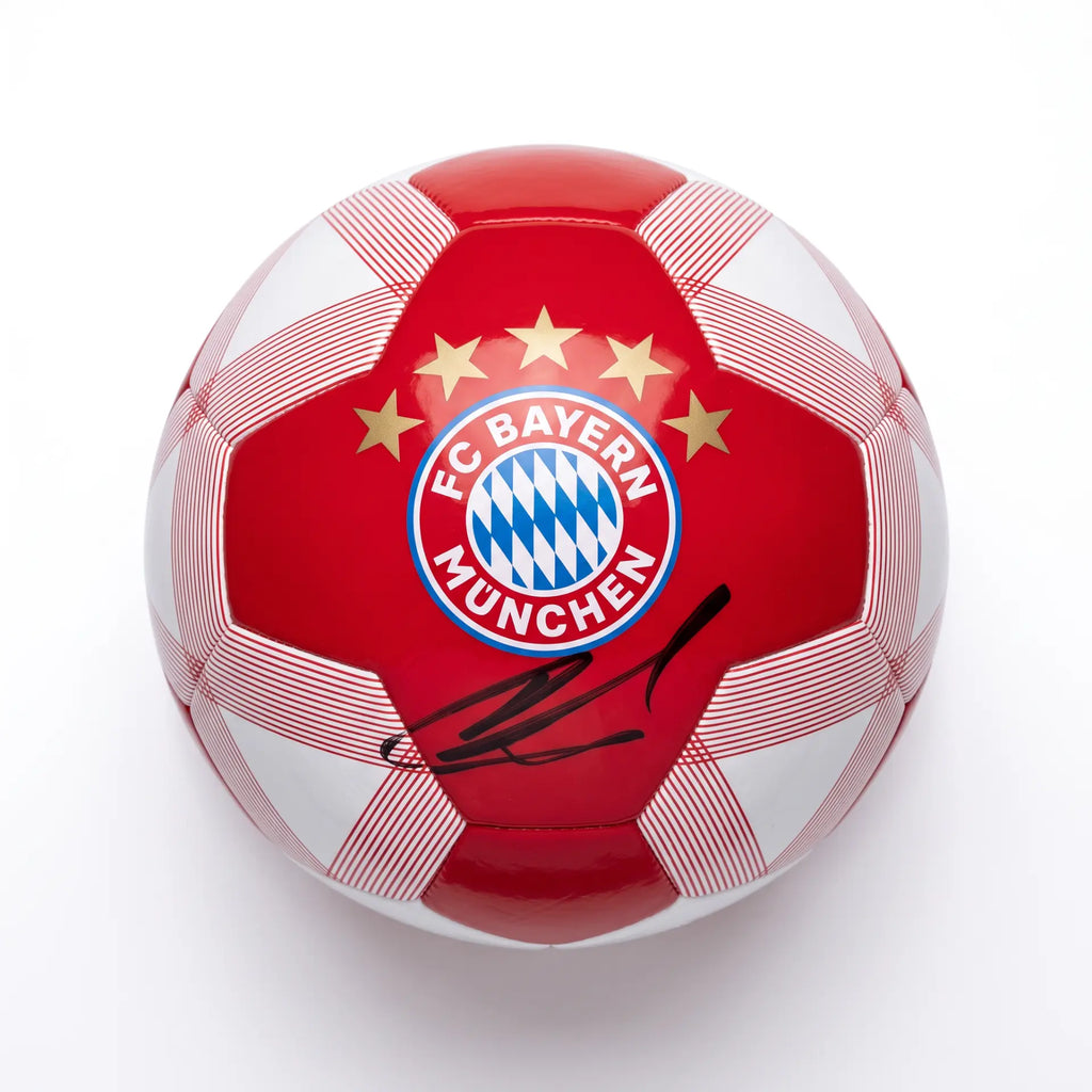 FC Bayern München signed football front view with Kane autograph