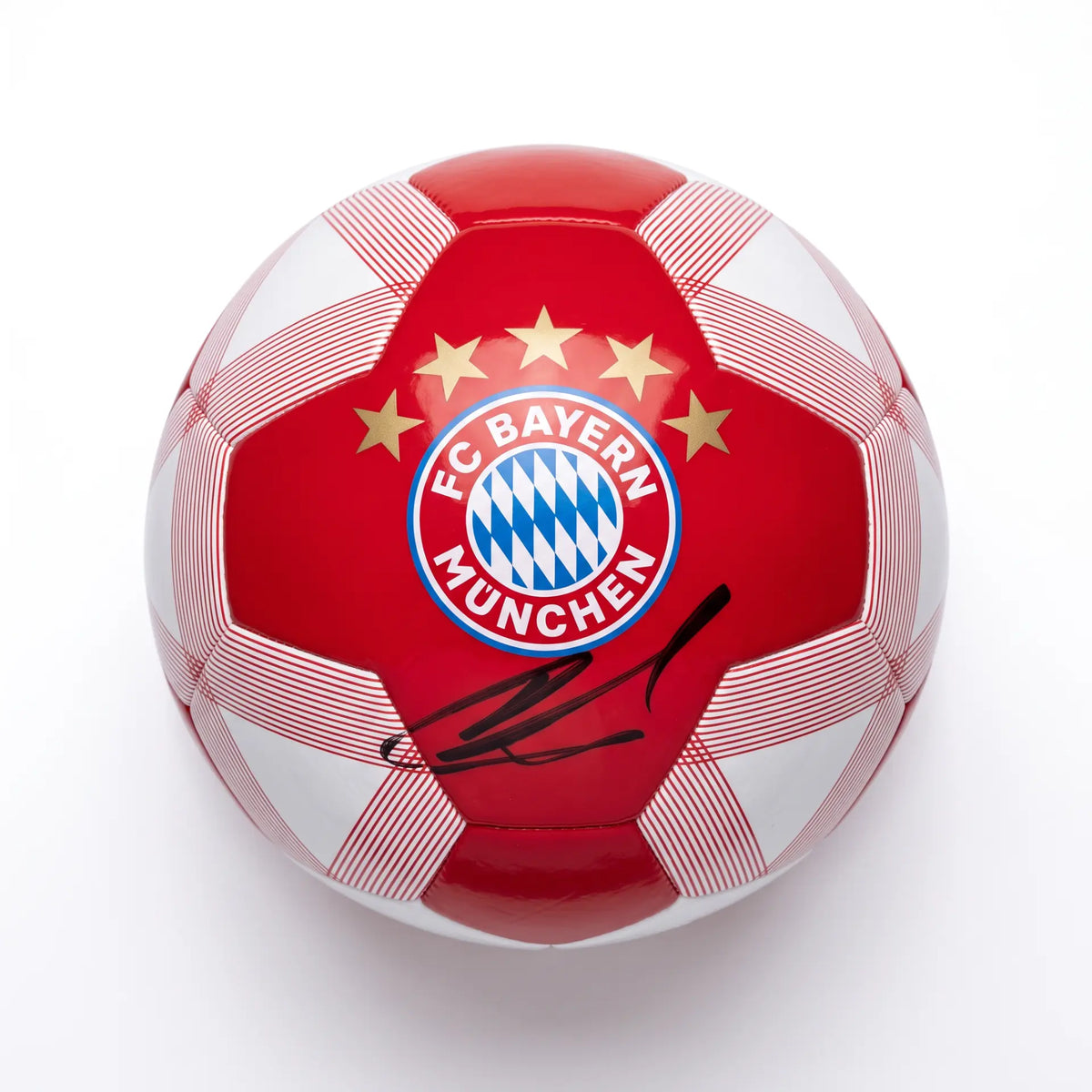 FC Bayern München signed football front view with Kane autograph