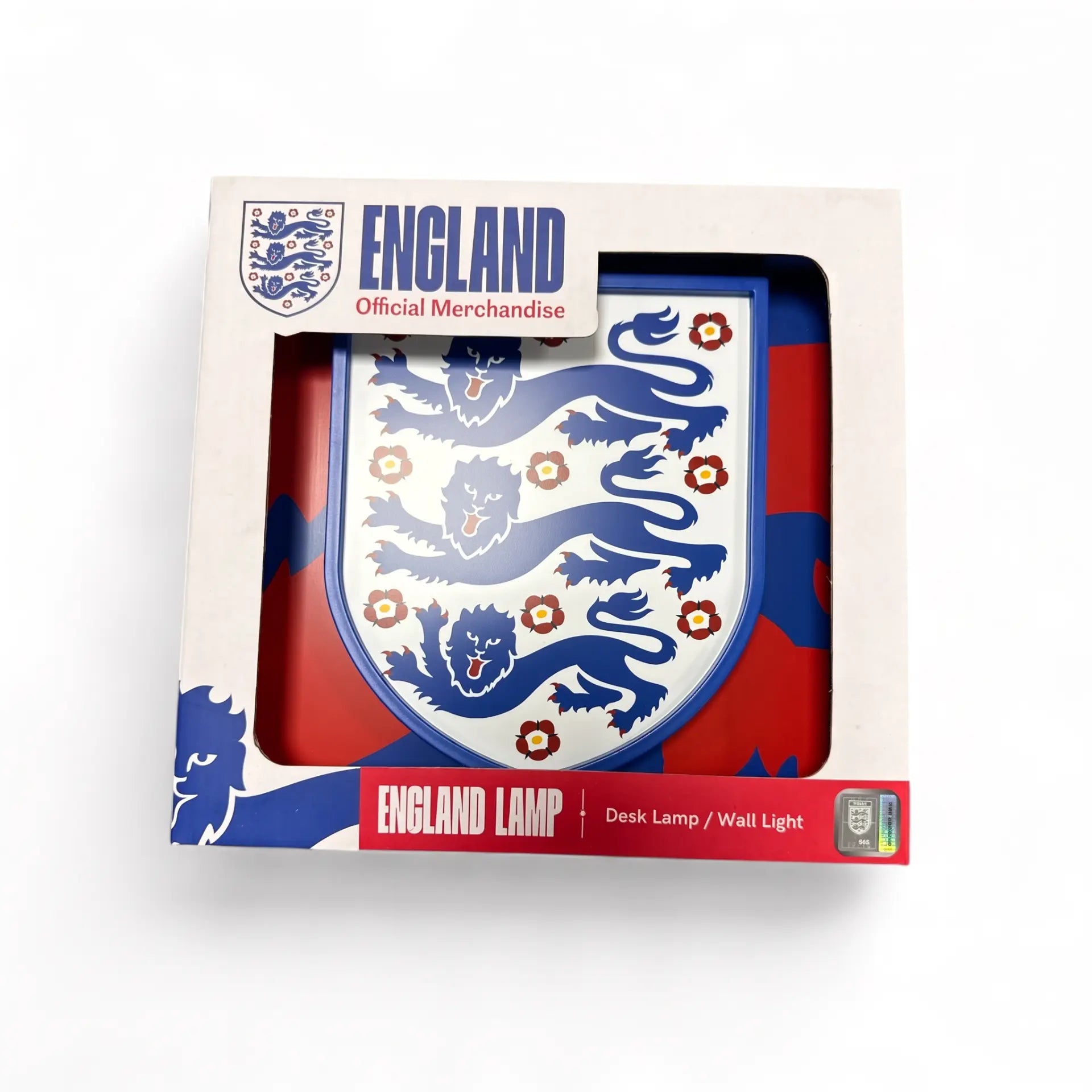England Numskull 3D Desk Lamp front view showing desk lamp and wall light