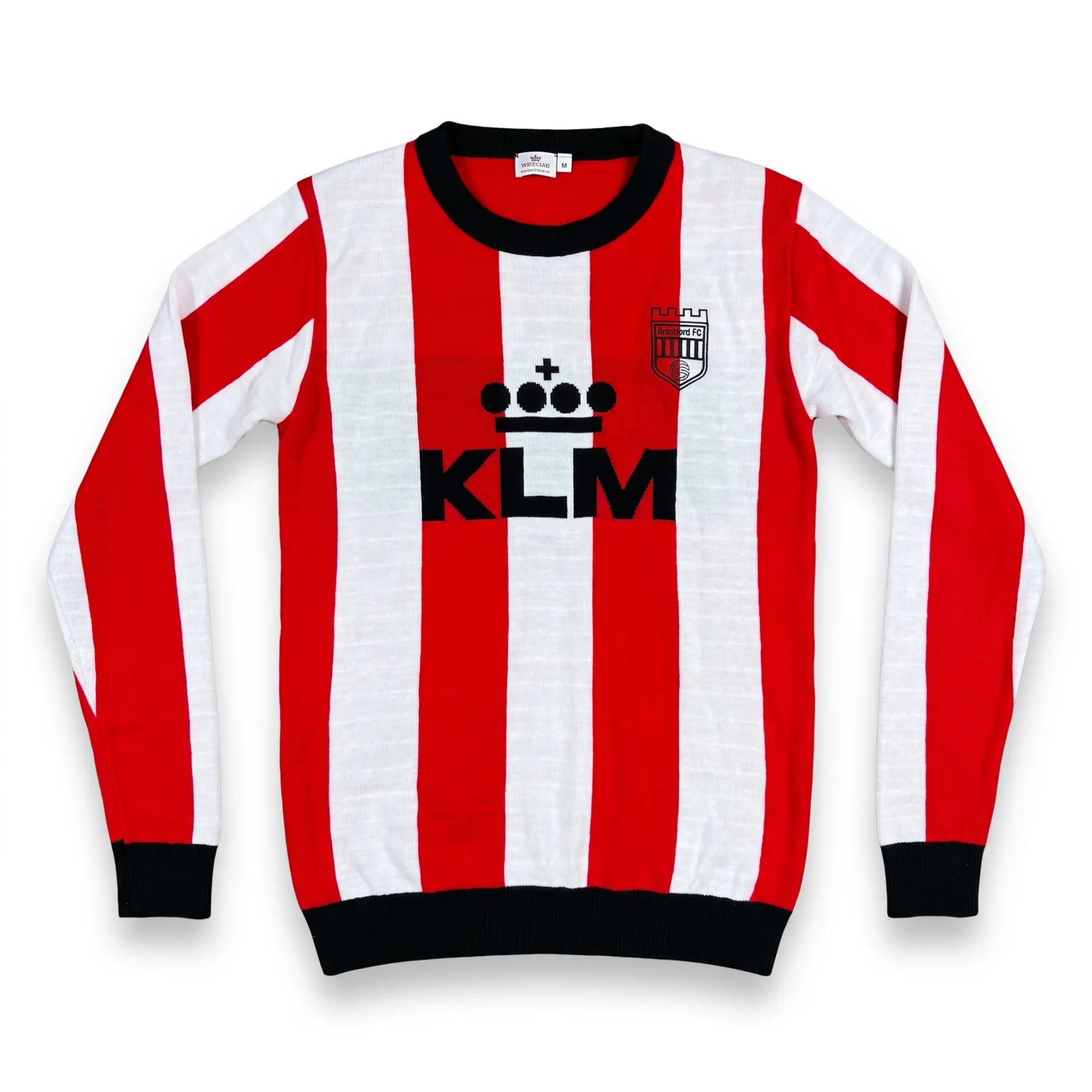 Brentford Retro Red Knitted Jumper front
