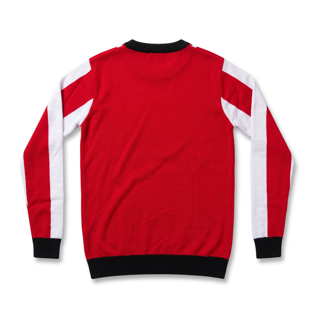 Brentford Retro Red Knitted Jumper back
