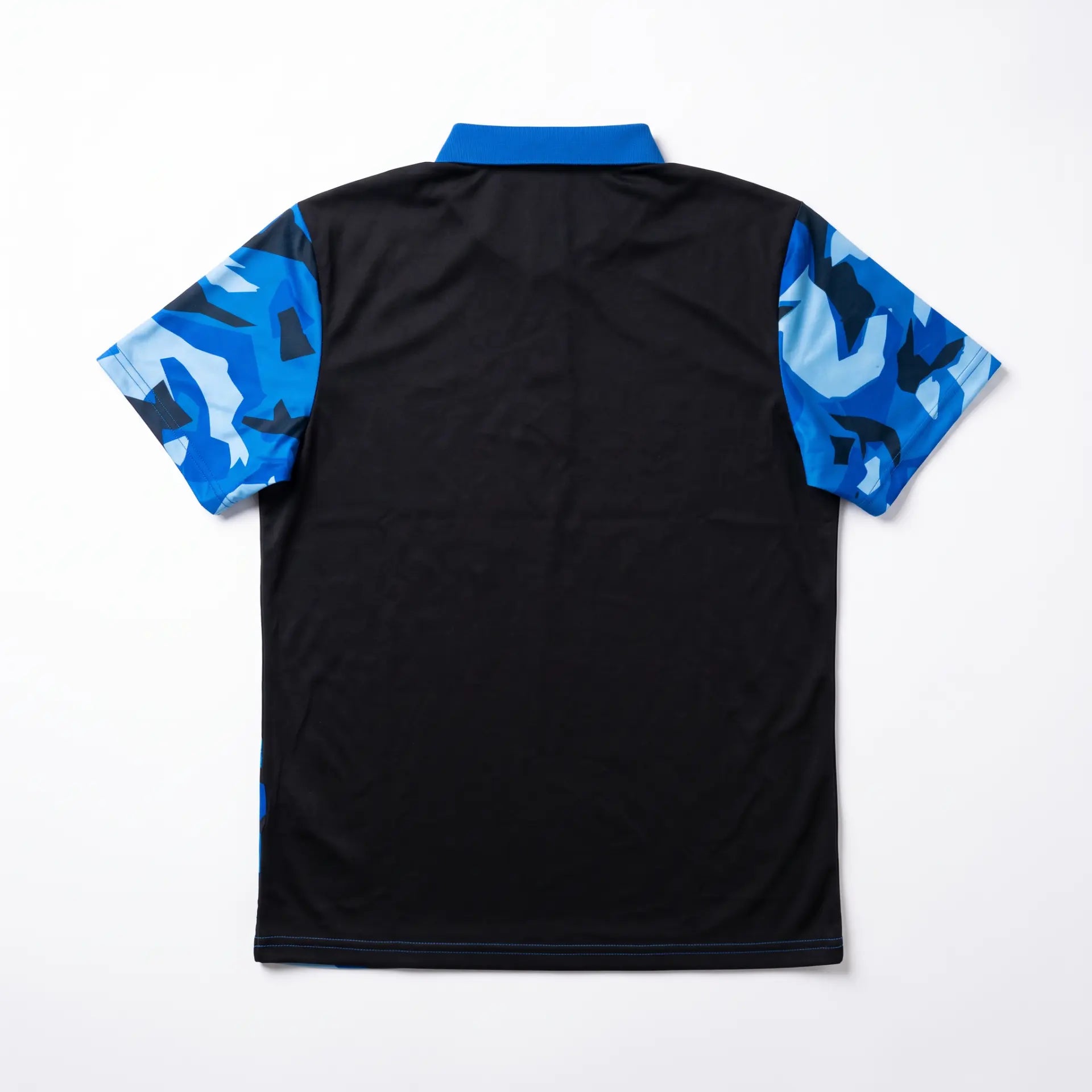 Brentford Active Blue Camo Polo Shirt back