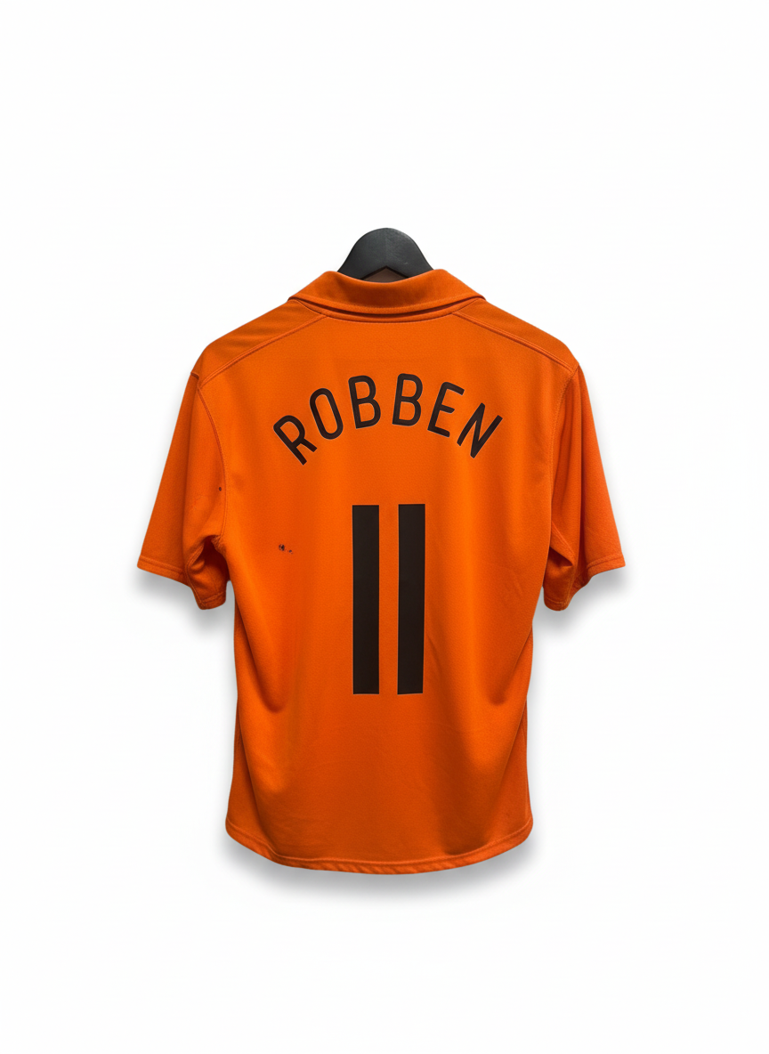 Netherlands 2006-08 Home Football Shirt - ROBBEN 11 - M (7/10)