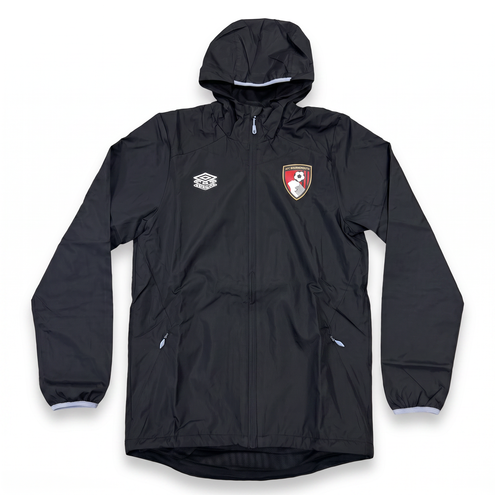 AFC Bournemouth 2024/25 Black Shower Jacket