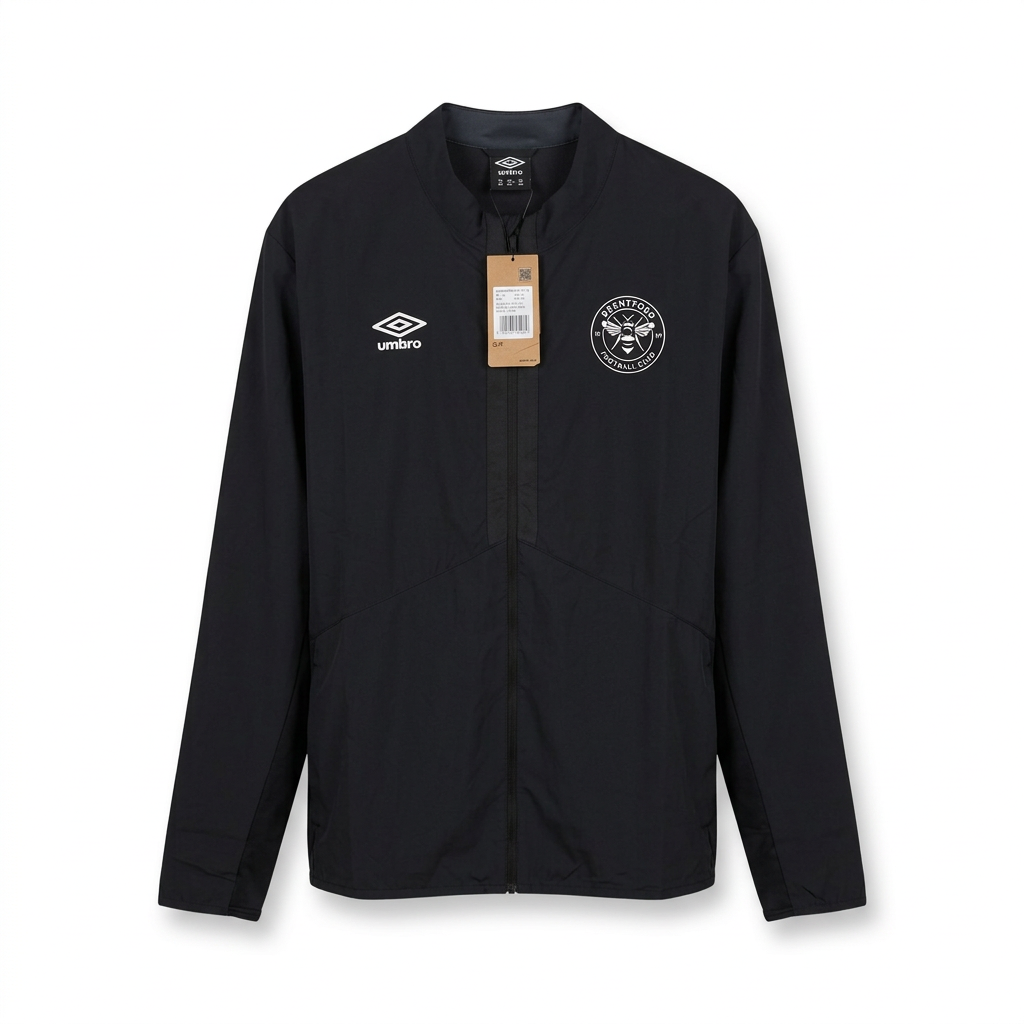 Brentford 2021-22 Black Presentation Jacket - 3XL