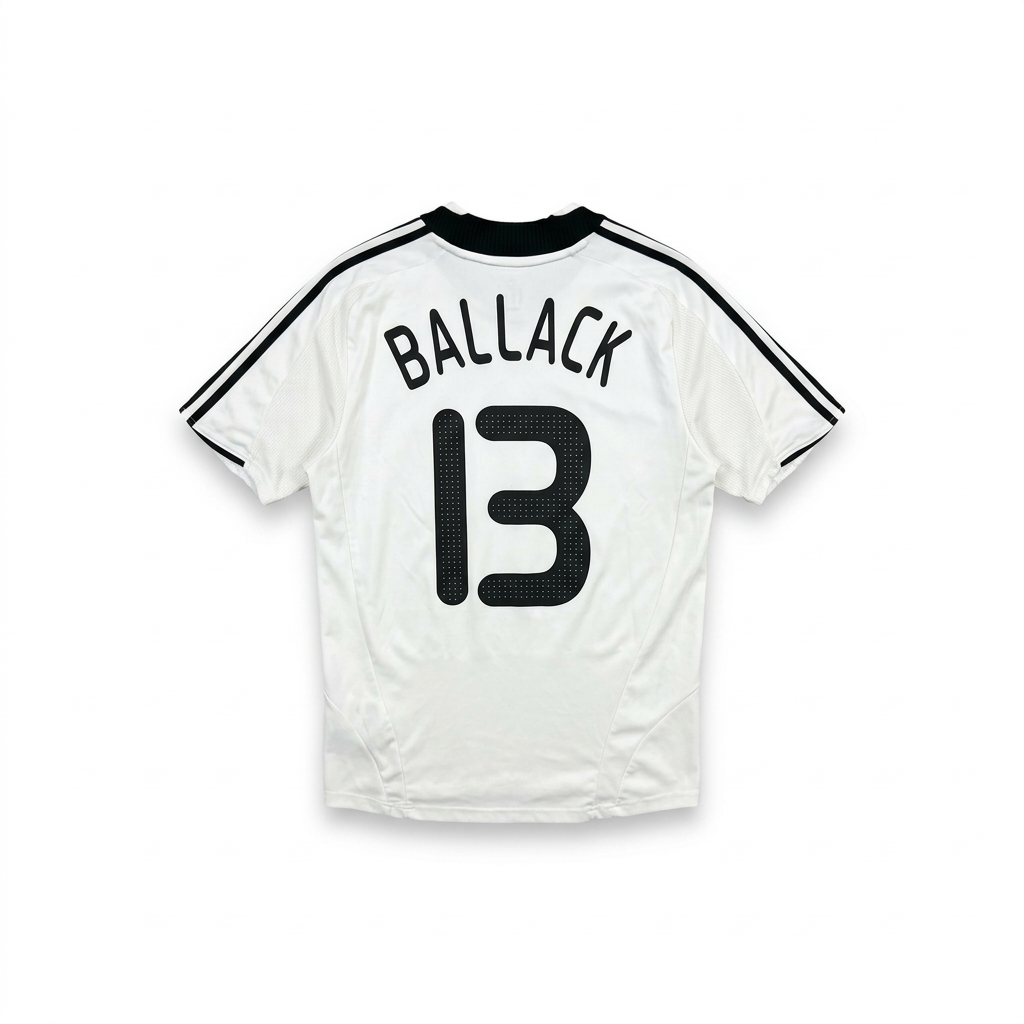 Germany 2008-09 Home Football Shirt - BALLACK 13 - L (7/10)