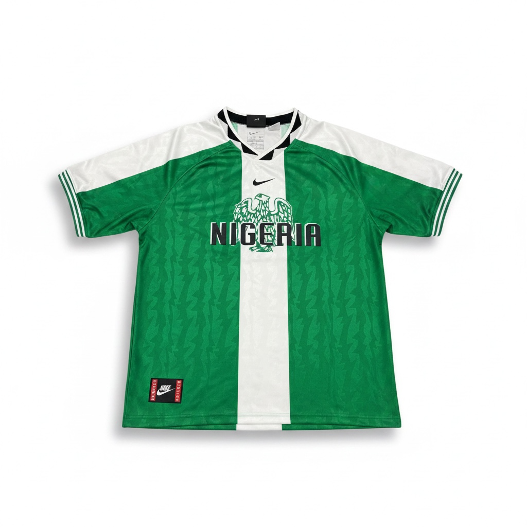 Nigeria 1996 Home Football Shirt - front