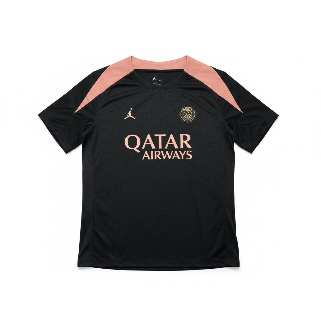 Paris Saint Germain 2024-25 Strike Black Training Shirt - Front