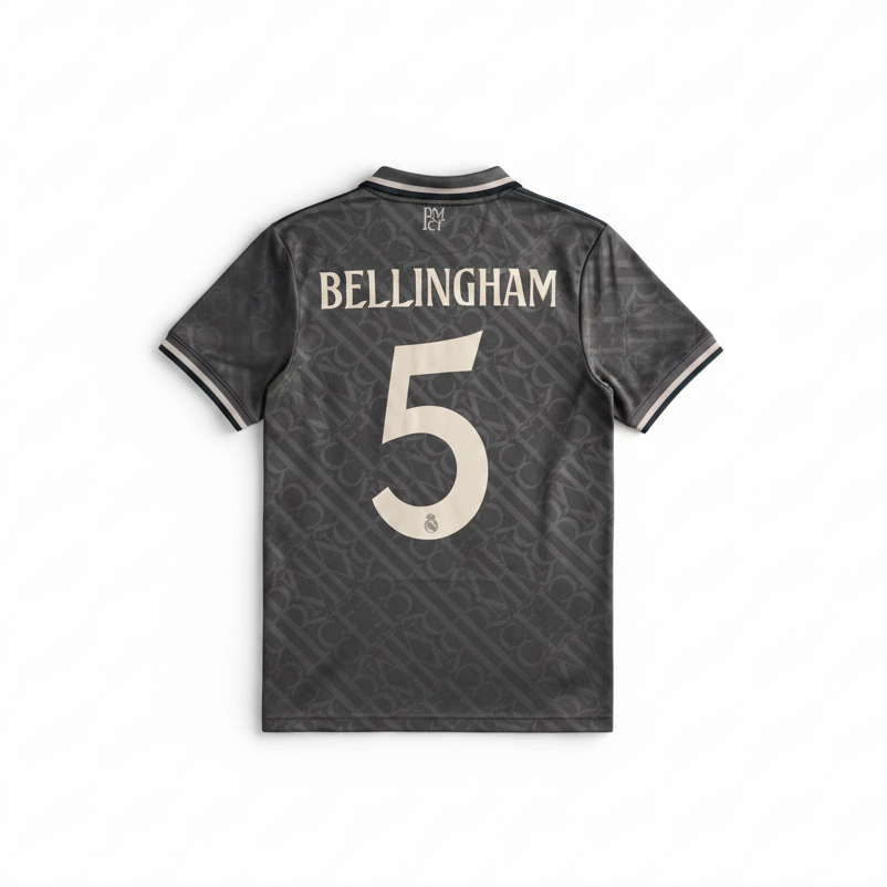 Real Madrid 2024/25 Third Shirt - Bellingham 5 back