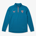 Sevilla Players Quarter Zip Ink Blue Training Top - front