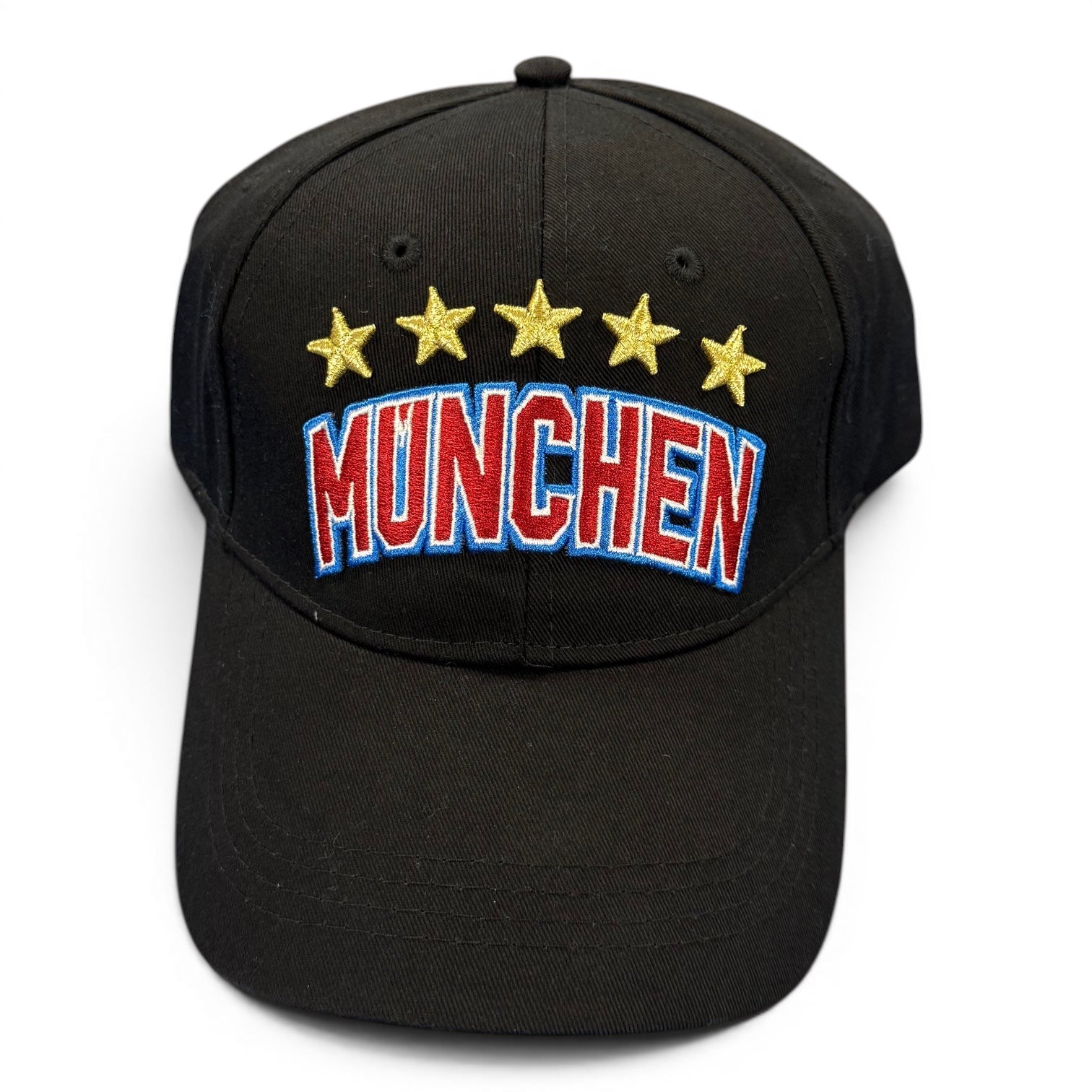 FC Bayern 5 Star Logo Cap Black - Front