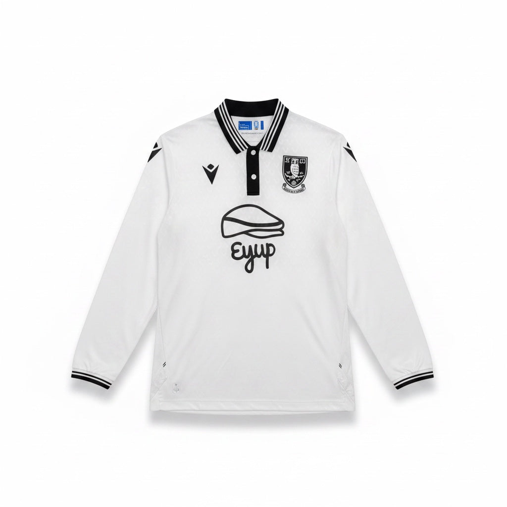 Sheffield Wednesday 2023/24 Away L/S Football Shirt - front