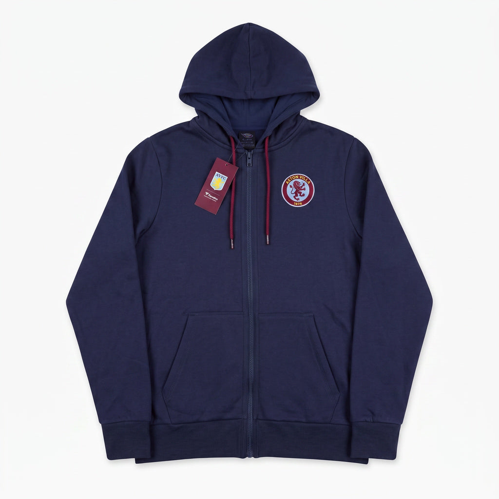 Aston Villa Emblem Logo Navy Hoodie