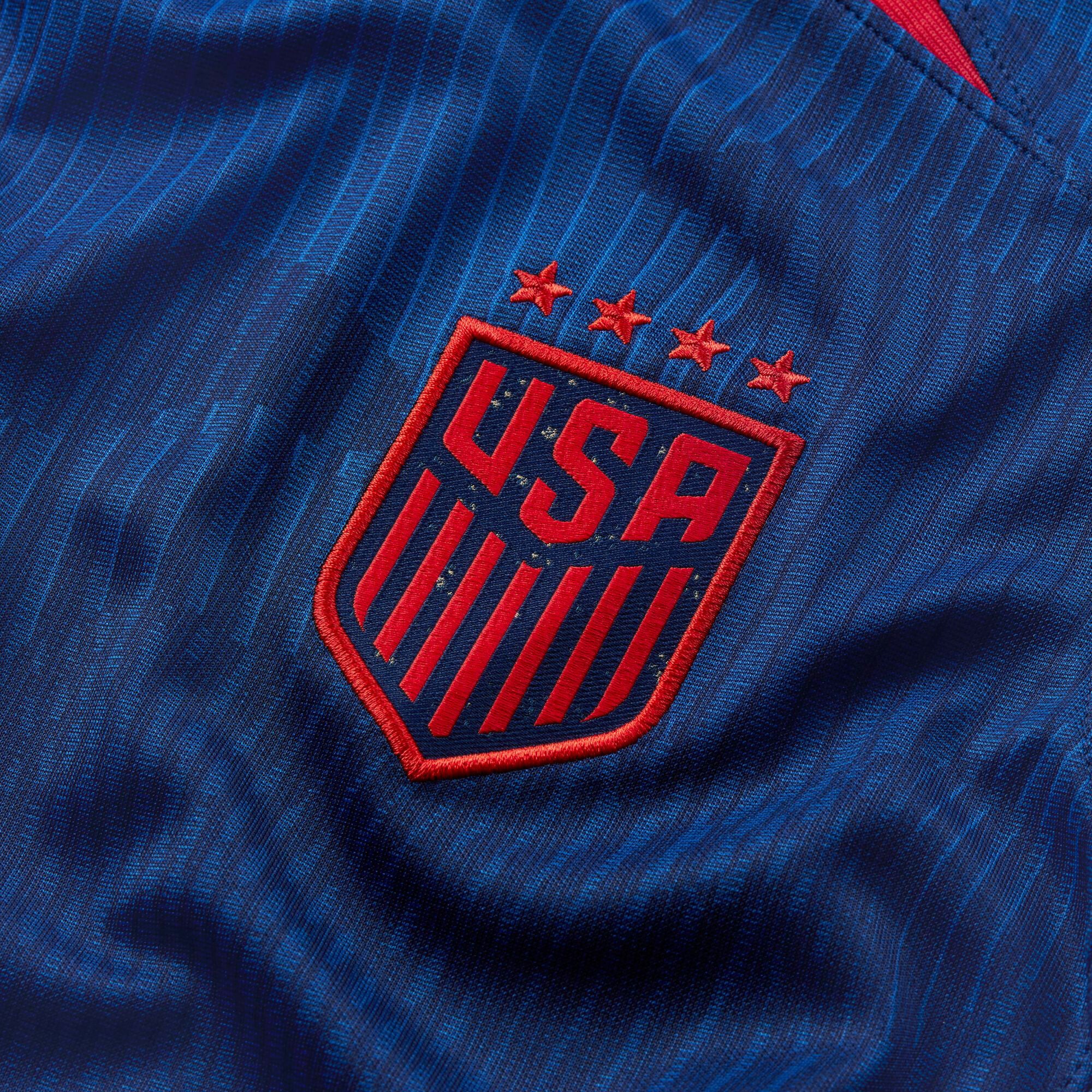 USA crest detail with four red stars