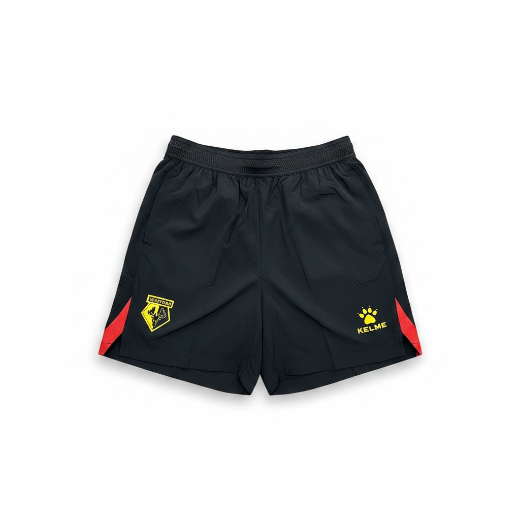 Watford 2024/25 Black Training Shorts - Detail