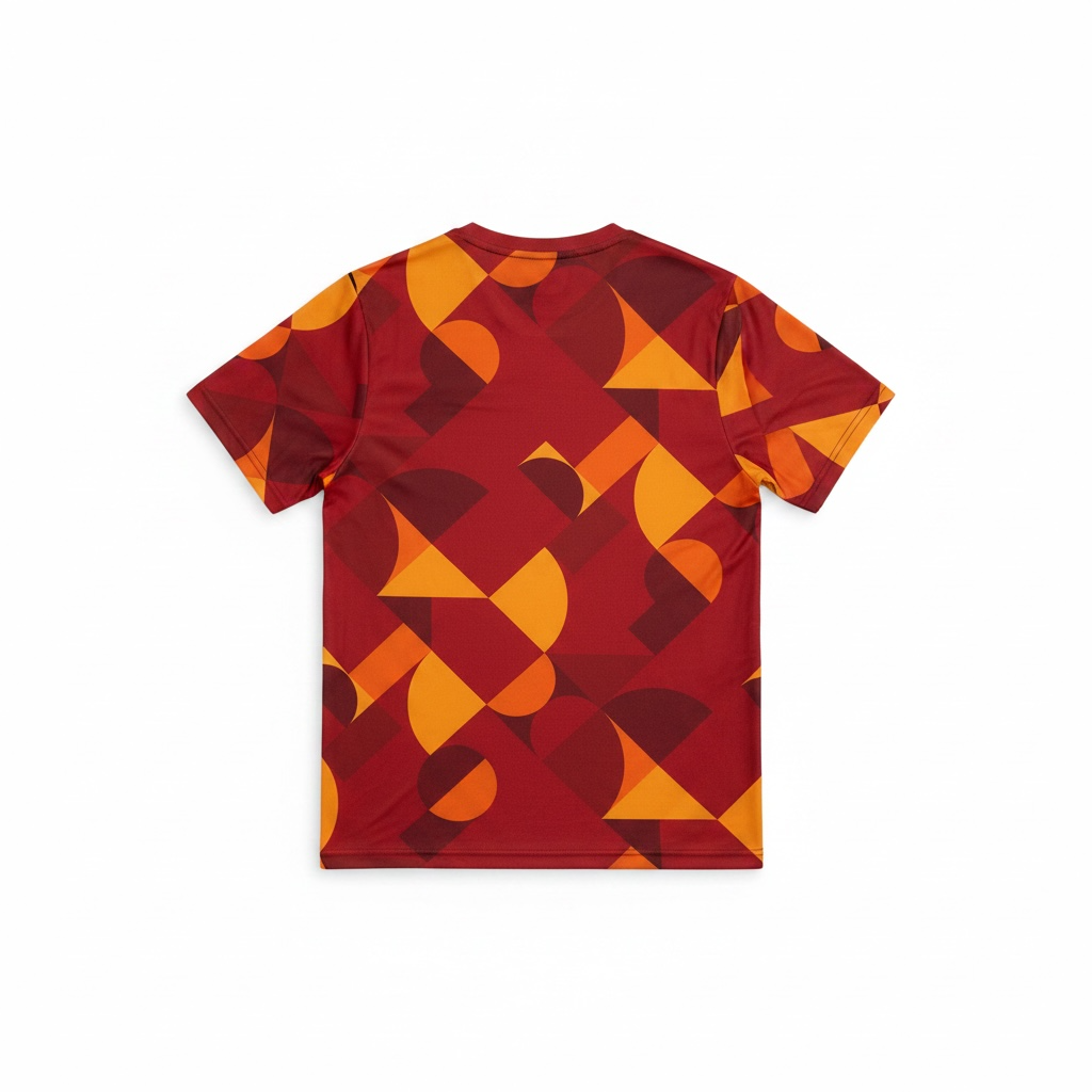 Watford 2024/25 Red Camo Pre-Match Shirt - back